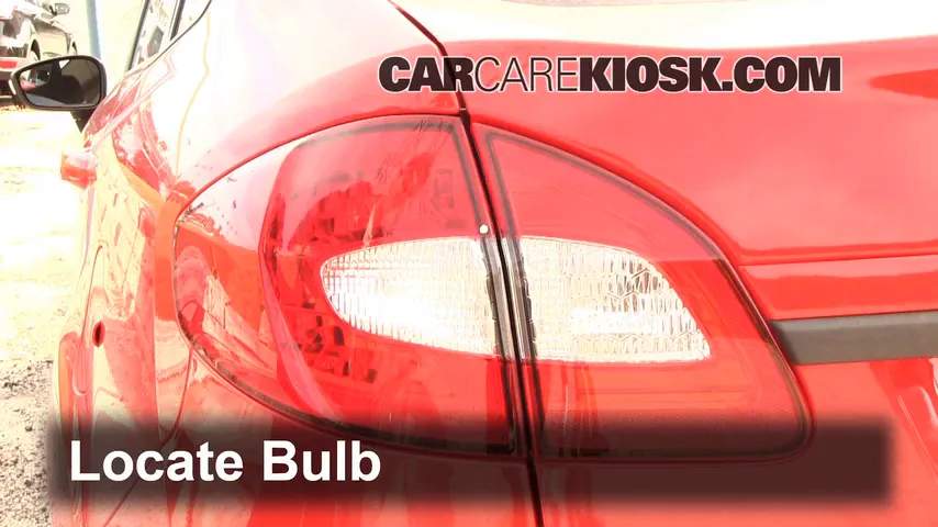 2011 Ford Fiesta SE 1.6L 4 Cyl. Sedan Lights Tail Light (replace bulb)
